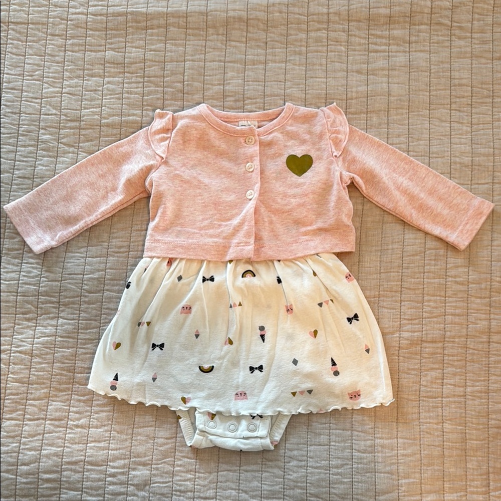 Carter's Pink and White Matching Set